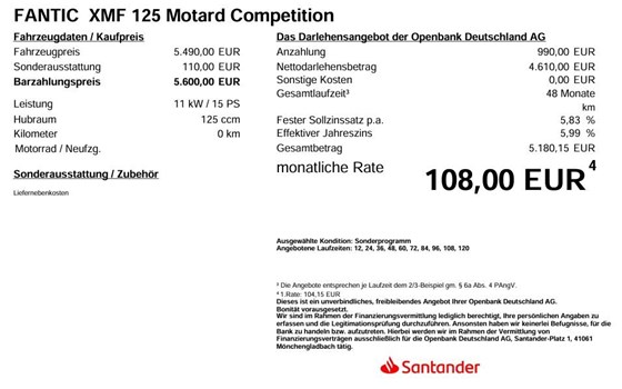 Neufahrzeug Fantic XMF 125 Competition - Bild 6