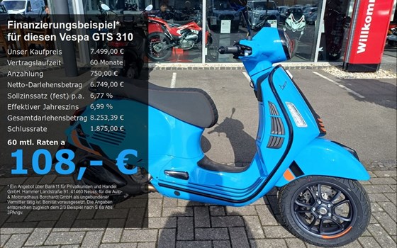 Neufahrzeug Vespa GTS 310 SuperSport - Bild 1