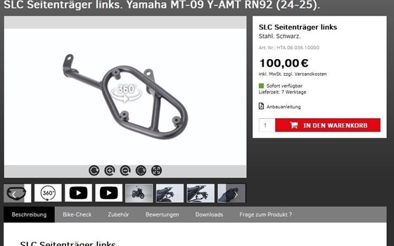 Gebrauchtmotorrad Yamaha MT-09 Y-AMT - Bild 9