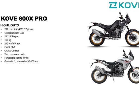 Neufahrzeug Kove 800X - Bild 14