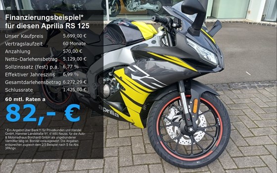 Neufahrzeug Aprilia RS 125 - Bild 1