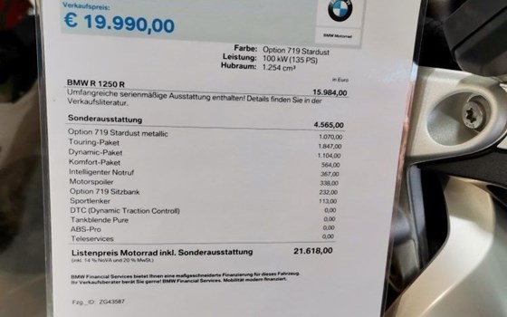 Gebrauchtmotorrad BMW R 1250 R - Bild 3