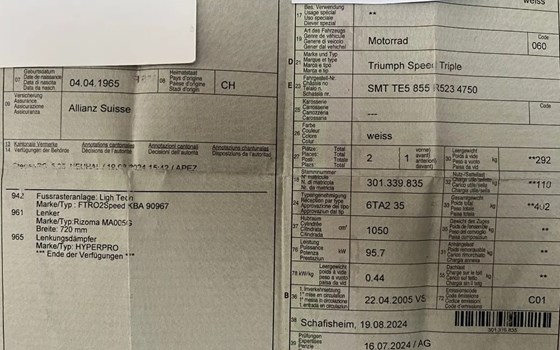 Motorrad Occasion Triumph Speed Triple 1050 - Bild 5