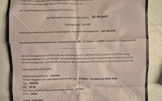 Motorrad Occasion Yamaha XSR900 - Bild 5