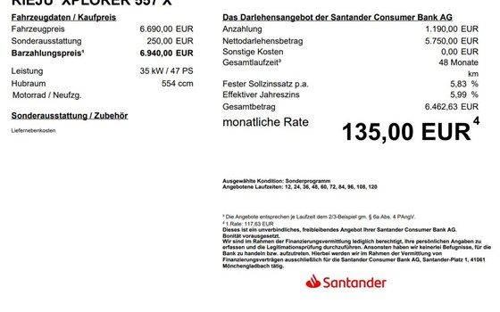 Neufahrzeug Rieju Xplora 557 - Bild 9