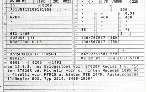 Gebrauchtmotorrad Suzuki GSX 1400 - Bild 11