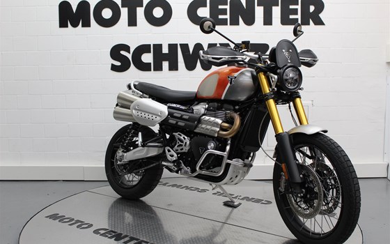 Motorrad Occasion Triumph Scrambler 1200 XE Gold Line - Bild 2