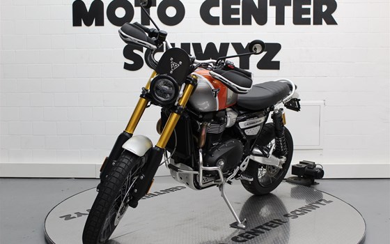 Motorrad Occasion Triumph Scrambler 1200 XE Gold Line - Bild 3