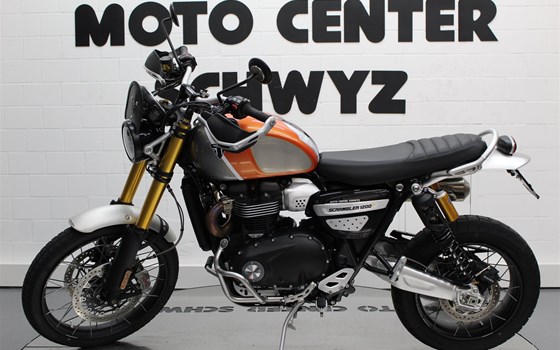 Motorrad Occasion Triumph Scrambler 1200 XE Gold Line - Bild 4