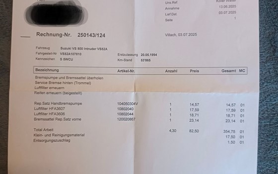 Gebrauchtmotorrad Suzuki Intruder VS 800 - Bild 3