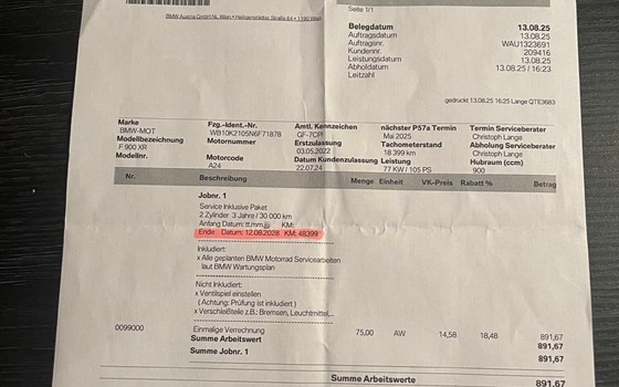 Gebrauchtmotorrad BMW F 900 XR - Bild 23