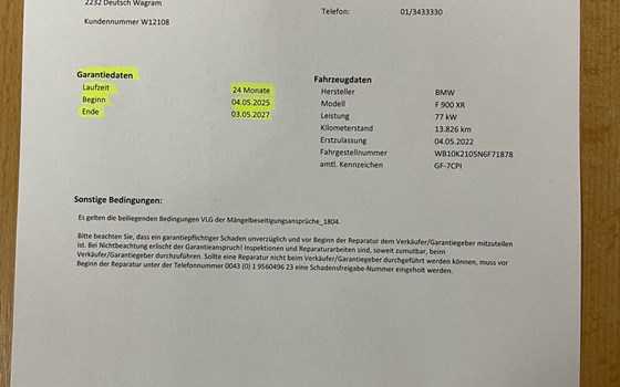 Gebrauchtmotorrad BMW F 900 XR - Bild 18