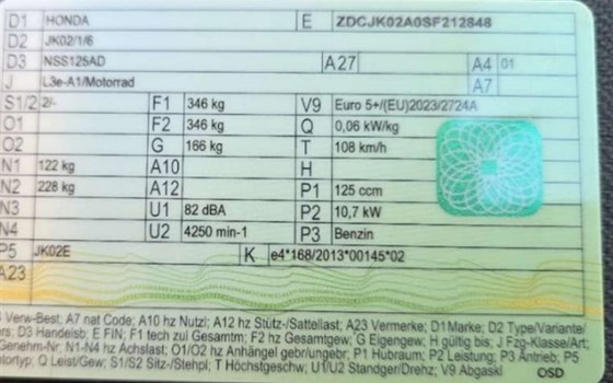 Gebrauchtmotorrad Honda Forza 125 - Bild 8
