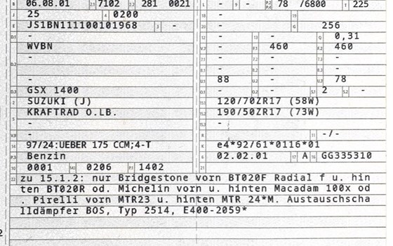 Gebrauchtmotorrad Suzuki GSX 1400 - Bild 11