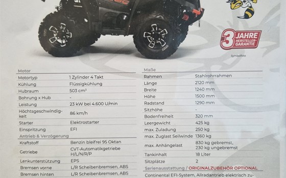 Gebrauchtmotorrad TGB Blade 560 EPS ABS - Bild 1