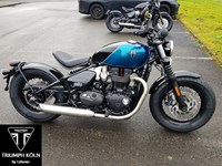 Neumotorrad Triumph Bonneville Bobber Modell 2026 mit 14 Liter Tank