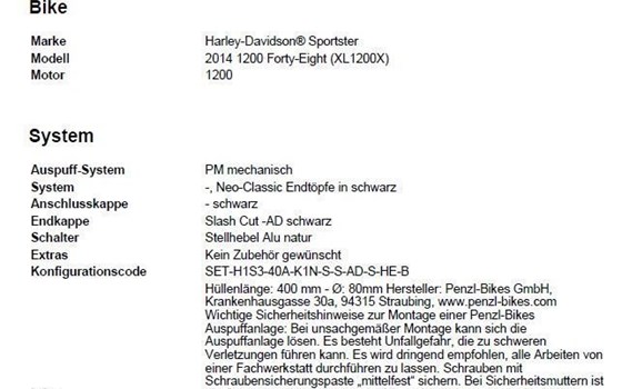Gebrauchtmotorrad Harley-Davidson Sportster XL 1200X Forty-Eight - Bild 2