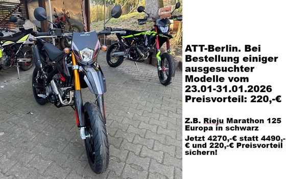 Neufahrzeug Rieju Marathon 125 Europa - Bild 1
