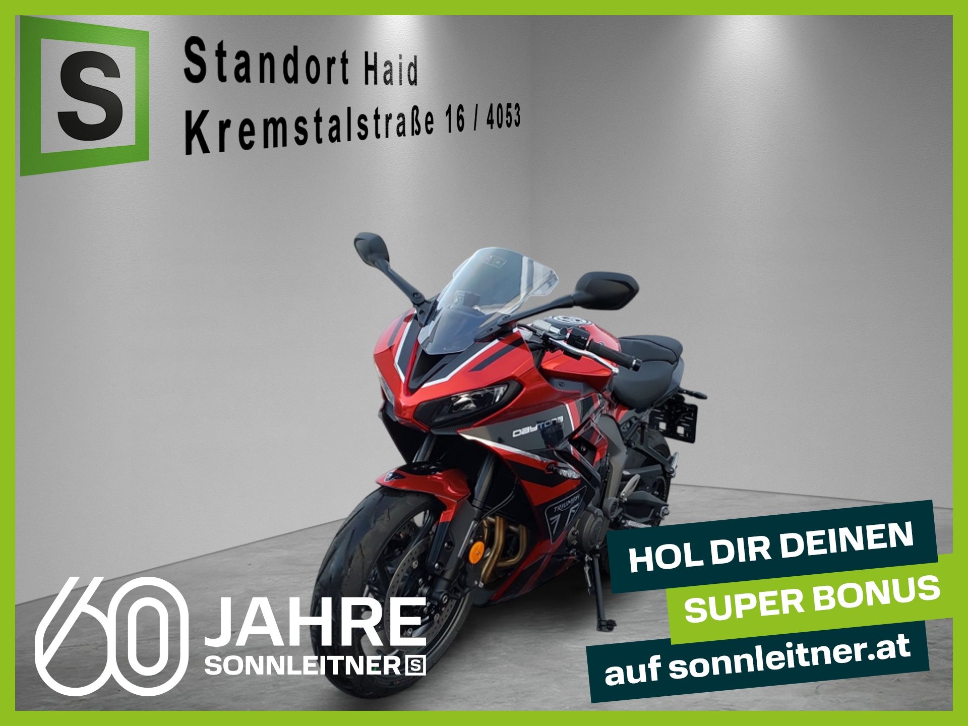 Triumph Daytona 660<br />Sondermodell