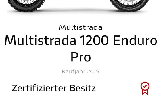 Gebrauchtmotorrad Ducati Multistrada 1200 Enduro Pro - Bild 1