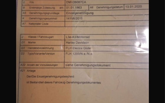 Gebrauchtmotorrad Harley-Davidson Electra Glide FLH - Bild 4