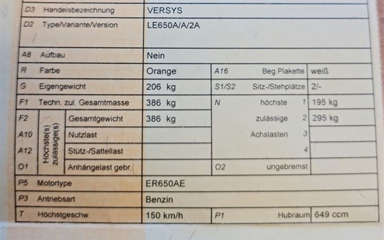Gebrauchtmotorrad Kawasaki Versys 650 - Bild 2