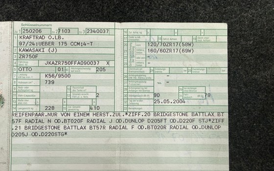 Gebrauchtmotorrad Kawasaki ZX 750 - Bild 4