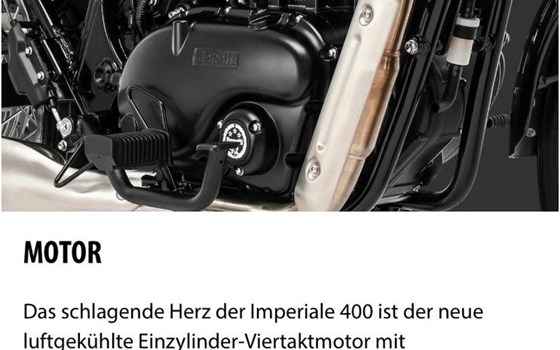 Neufahrzeug Benelli Imperiale 400 - Bild 10