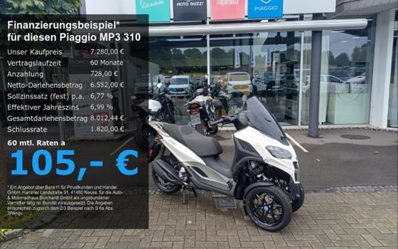 Neufahrzeug Piaggio MP3 310 - Bild 1