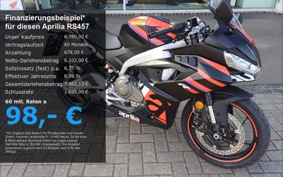 Neufahrzeug Aprilia RS 457 - Bild 1