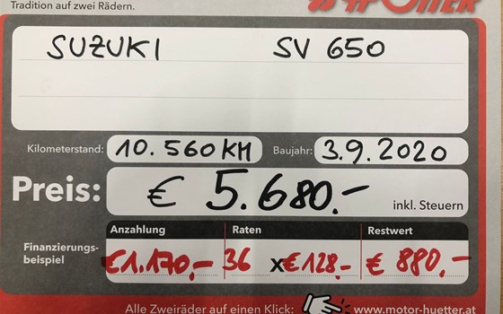 Gebrauchtmotorrad Suzuki SV650 - Bild 13