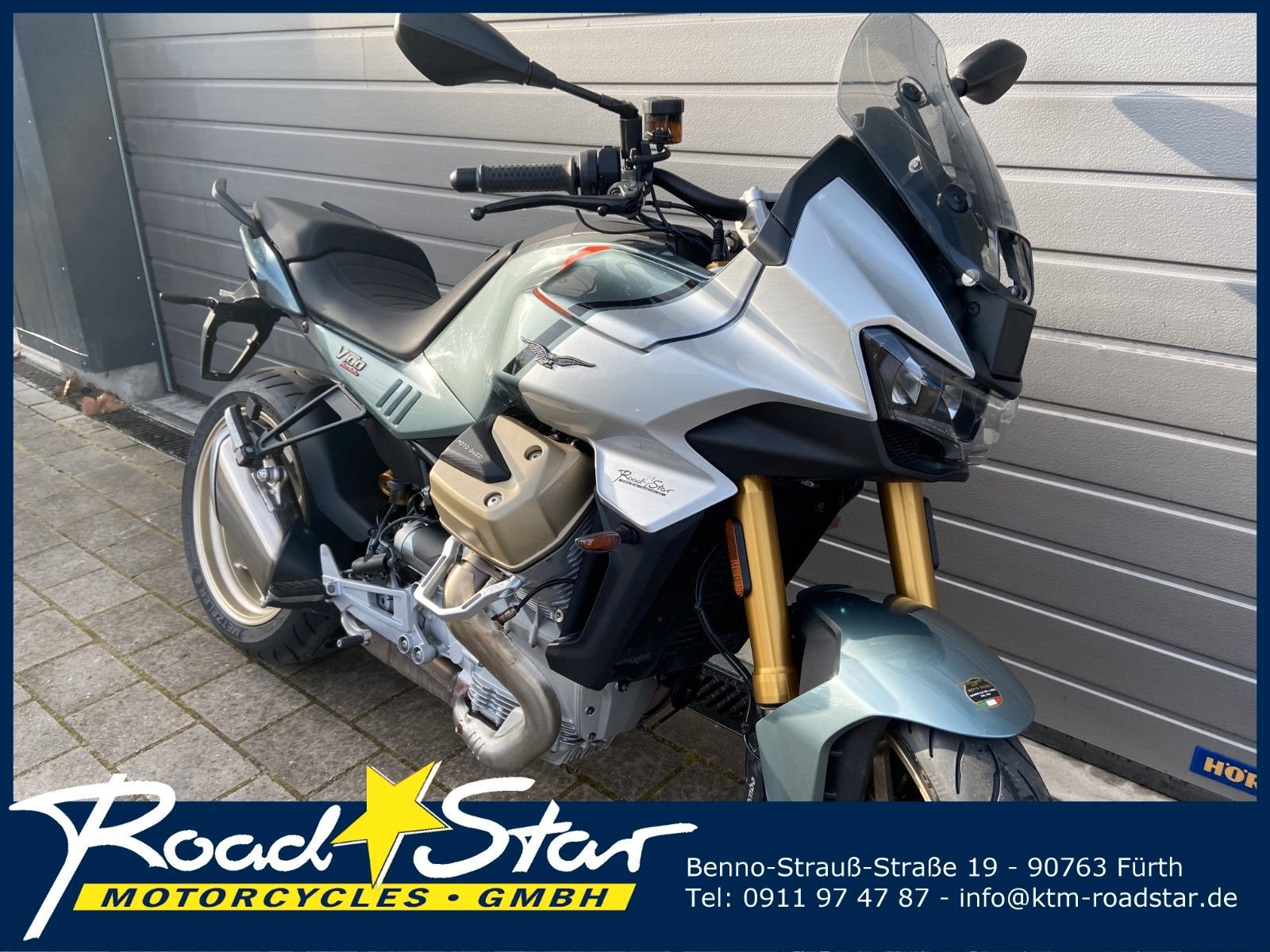 Moto Guzzi V100 Mandello S PFF - Front-und Heckradar etc