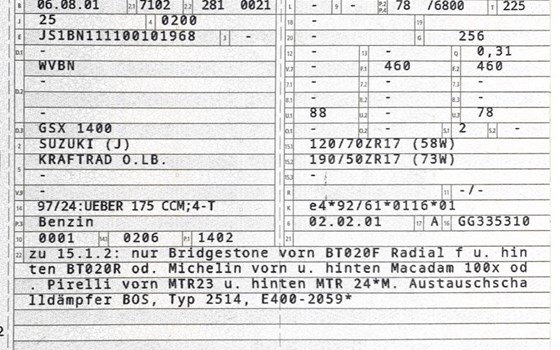 Gebrauchtmotorrad Suzuki GSX 1400 - Bild 2