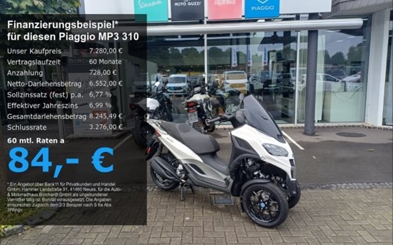 Neufahrzeug Piaggio MP3 310 - Bild 1