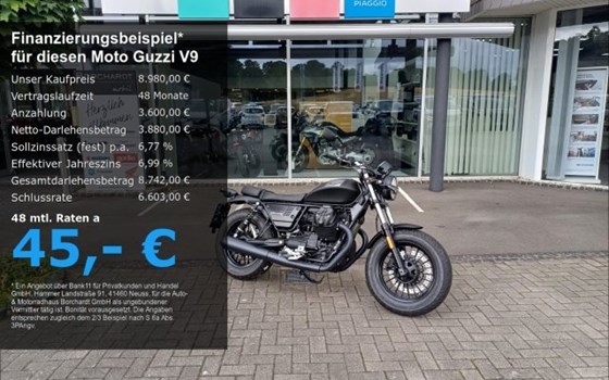 Neufahrzeug Moto Guzzi V9 Bobber - Bild 1