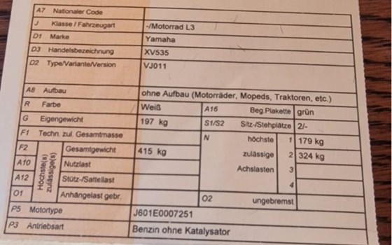 Gebrauchtmotorrad Yamaha XV 535 DX Virago - Bild 6