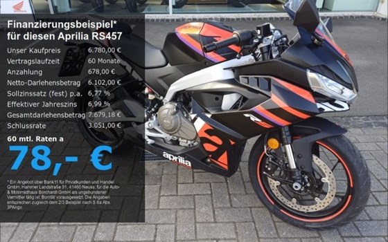 Neufahrzeug Aprilia RS 457 - Bild 1