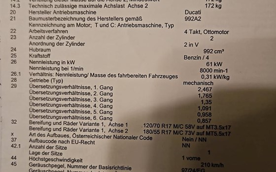 Gebrauchtmotorrad Ducati Sport 1000 - Bild 18