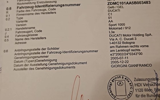 Gebrauchtmotorrad Ducati Sport 1000 - Bild 19