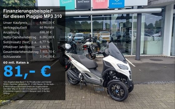 Neufahrzeug Piaggio MP3 310 - Bild 1