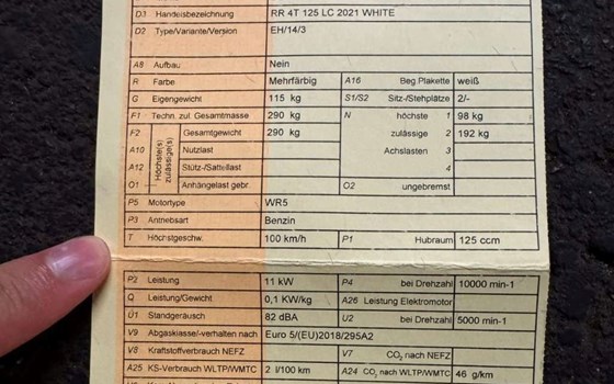 Gebrauchtmotorrad Beta RR 125 4T LC Enduro - Bild 11