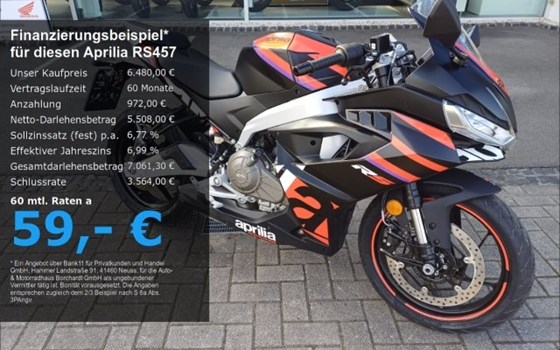 Neufahrzeug Aprilia RS 457 - Bild 1