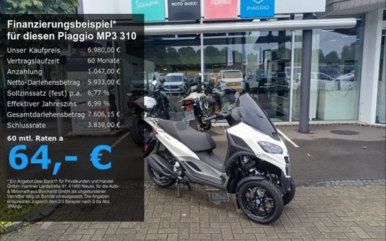 Neufahrzeug Piaggio MP3 310 - Bild 1