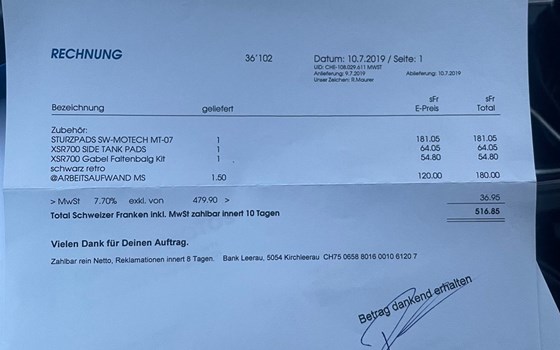 Motorrad Occasion Yamaha XSR700 - Bild 6