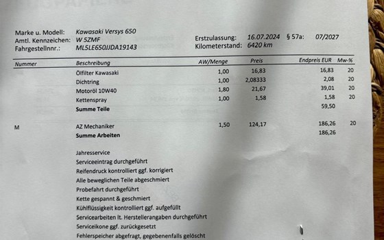 Gebrauchtmotorrad Kawasaki Versys 650 - Bild 7