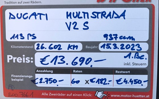 Gebrauchtmotorrad Ducati Multistrada V2 S - Bild 15