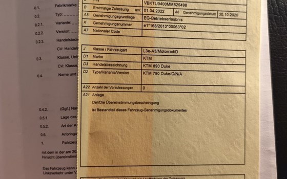 Gebrauchtmotorrad KTM 890 Duke - Bild 9