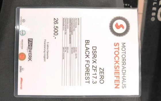 Neufahrzeug Zero DSR/X - Bild 10