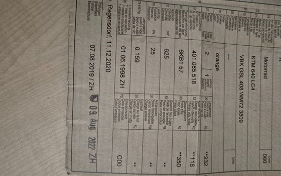 Motorrad Occasion KTM 640 LC4 Enduro EGS-E - Bild 1