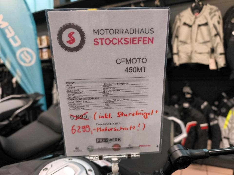 Angebot CFMOTO 450MT